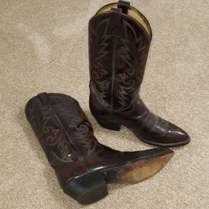 Dan Post Western / Cowboy Boots Red Burgundy